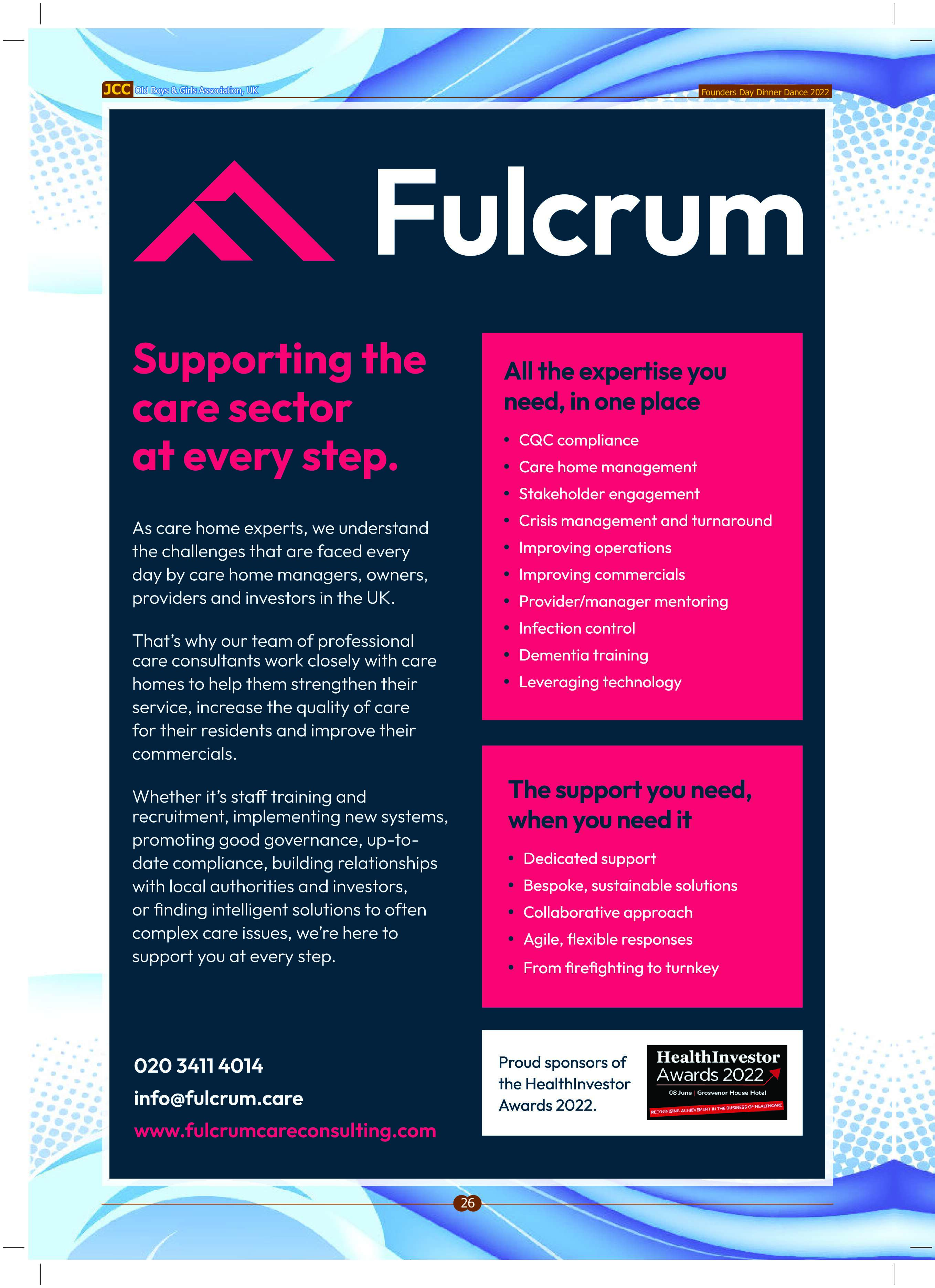 JCC OBA UK Newsletter - 2022 Page 25